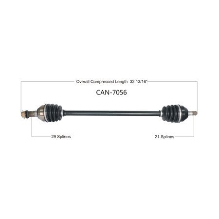 Wide Open OE Replacement CV Axle for CAN AM FRONT RIGHT X3 XRS 17 CAN-7056